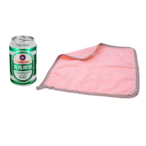 Chiffon de cuisine rose grille ananas, essuie-mains suspendu absorbant double face.