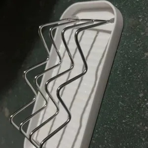 Wandmontierte Seifenablage ohne Bohren Badezimmer Seifenhalter mit Abtropfgestell neu
