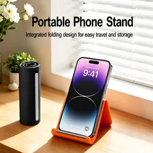 Supporto Pieghevole Portatile in Silicone per Cellulare Supporto Pigro da Scrivania Supporto Universale per Tablet Supporto Flessibile da Scrivania