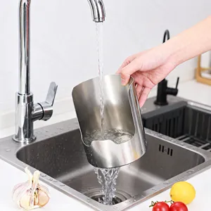 Poggia cucchiaio in acciaio inossidabile supporto per utensili da cucina e mestoli.