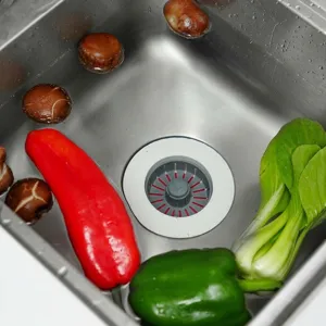 Bouchon de filtre de vidange pop-up pour évier de cuisine, passoire de stockage d'eau.