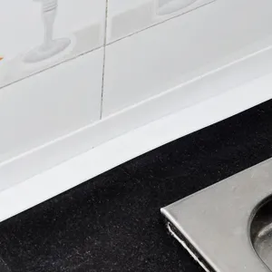 Waterproof anti-mold tape PVC sealing strip for kitchen sink and bathroom gap protection.