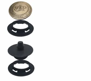 Clips de tapis de sol de voiture universels double couche boucle de fixation plastique