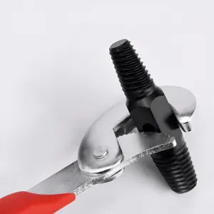 Broken screw extractor for water pipe and faucet, double head damaged thread removal tool.