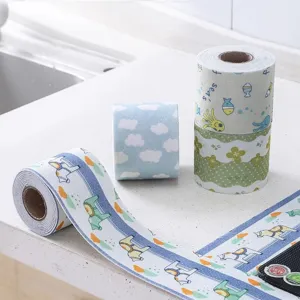 Waterproof kitchen sink anti-mold tape, self-adhesive bathroom countertop sealing strip sticker.