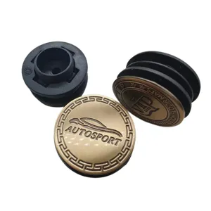 Clips de fixation pour tapis de sol de voiture boucles boutons en métal doré universels set