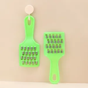 Manual vegetable grater kitchen shredder cabbage mincer tool with hanging hole design