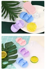 Brosse nettoyante visage en silicone pour points noirs, brosse doigtiers douce.
