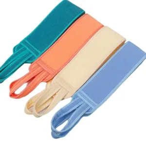 Haushalt Bad Exfoliierende Rückenschrubber Weiches Silikon Badetuch Strap Badeschwamm Badeset Reinigungswerkzeug Für Erwachsene