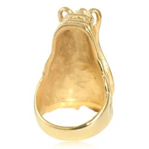 Vintage gouden draak ring voor heren, punk stijl roestvrij staal dier sieraden 27