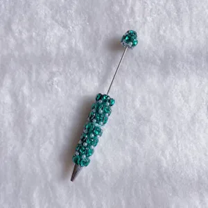 Penna a sfera con perline di strass cristallo cancelleria carina ufficio scuola 1pz