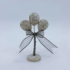 Glitzernde Strass Ballon Dekoration Kristall Auto Ornament Tischdekoration Zubehör