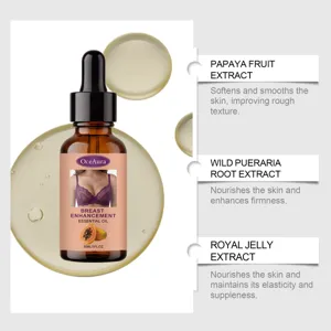 Olio essenziale per il seno OceAura 30ml con estratti di erbe naturali per una pelle soda.