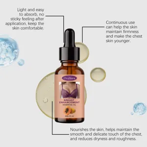 OceAura olio essenziale rassodante per il seno 30ml cura del corpo quotidiana pelle soda