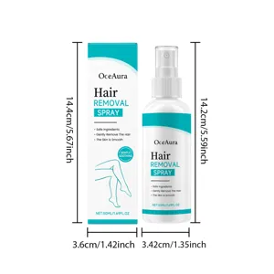 OceAura spray depilatorio 50ml formula suave piel tersa cuidado corporal diario articulo