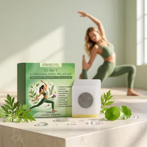 Kräuter Körperpflaster Pflanzenextrakt Atmungsaktiv Hautfreundlich Tägliche Körperpflege Patch Natürlich Wellness Patch