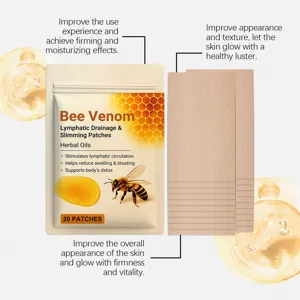 Bienen Gift Lymphdrainage und Schlankheitskräuterpflaster für straffende Hautpflege.