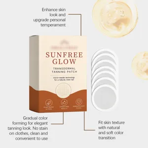 Mejora tu tono de piel de forma natural con este parche bronceador transdermico corporal.