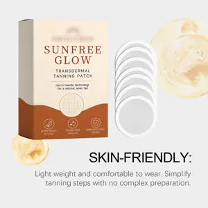 Parche bronceador transdérmico para un bronceado natural y uniforme de la piel 10pcs