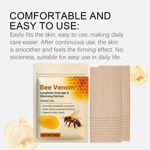 Bienengift Lymphdrainage Pflaster 20 Stueck KRAEUTER Koerper Schlankheits Pflege Haut