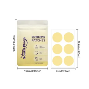 South Moon Berberine Koerperpflegepflaster 30 Stueck hautglattend atmungsaktiv Wellness