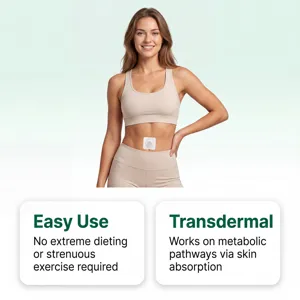 Transdermal body care patch for daily comfort, skin-friendly breathable material for easy use.