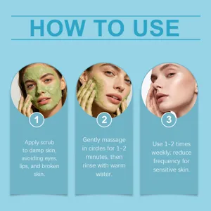 Guía paso a paso del exfoliante facial para una exfoliación suave y piel radiante.