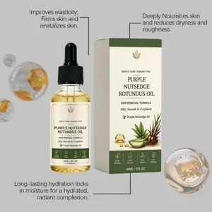 Purpures Nußsieds Körperöl 60ml Kräuterformel tiefe Hydratation feuchtigkeitsspendende Hautpflege