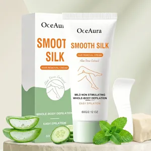 OCEAURA Hair Removal Cream Gentle Painless Hair Remover For Arms Underarms Legs With Scraper Body Care Skincare