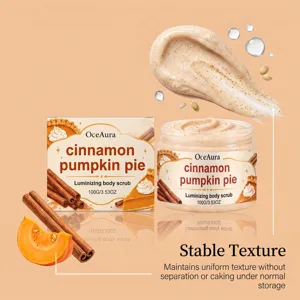 Scrub corpo zucca e cannella Oceaura con texture nutriente e liscia per pelle luminosa