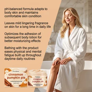 Scrub corpo OceAura torta di zucca e cannella 100g offre pelle liscia e idratazione profonda.