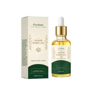 OceAura Sugar Nabhi Körperöl 30ml nährendes Hautpflegeöl angereichert mit 12 wertvollen Ölen.