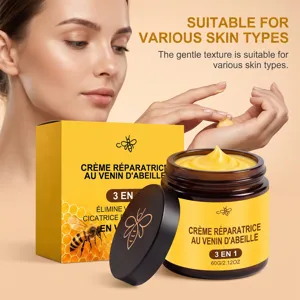 Bee venom repair face cream 3 in 1 moisturizing hydrating skin care delicate texture 60g