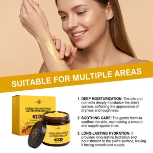 Bee venom repair cream for deep moisturization, soothing care, and long-lasting skin hydration.