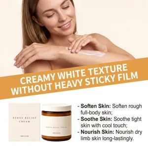 Crema per il corpo sollievo nervi 120g nutre profondamente e lenisce la pelle secca.
