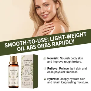 MetaboSculpt Körperöl mit Pflanzenextrakten spendet intensive Feuchtigkeit und glättet Haut.