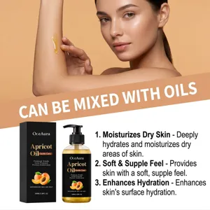 OceAura huile de massage corps abricot bio 100ml hydratation profonde soin doux détail