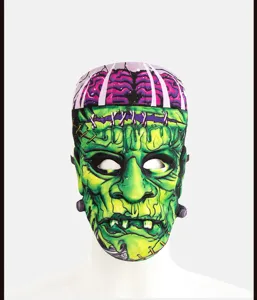 Halloween Frankenstein monster masker eng groen feest kostuum cosplay rekwisiet deco