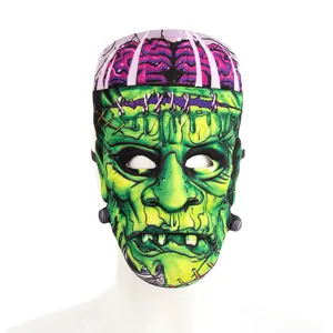 Halloween Frankenstein masker horror feest kostuum griezelig brein cosplay rekwisiet