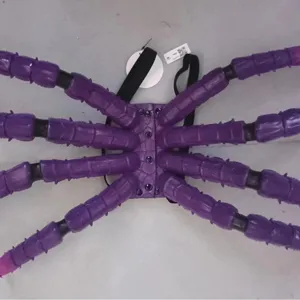 Halloween lila Spinnenflügel Rucksack Cosplay Kostüm Requisiten gruselige Party Verkleidung