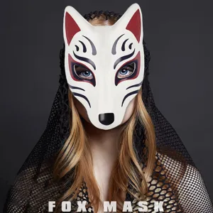 Japanese Kitsune Fox Mask Leather Masquerade Mask Halloween Party Cosplay Props For Adults Women Men Carnival Costumes