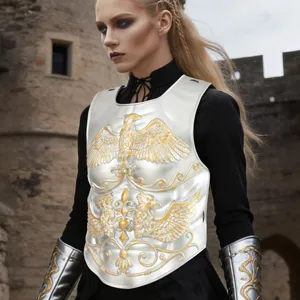 Armadura de Caballero Vikingo Romano Medieval Disfraz Cosplay Accesorios de Fiesta Retro