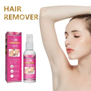 EELHOE spray épilateur doux pour femmes 50ml, élimination des poils sans douleur et peau lisse.