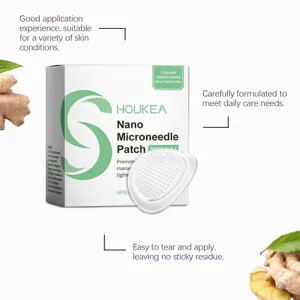 HOUKEA nano microneedle body care patch with plant extracts for skin shaping and soothing.