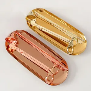 Scented candle tool set metal extinguisher wick trimmer dipper tray golden rose gold luxury