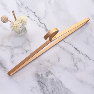 Nordic gold aluminum clothes hanger flat wire home drying rack premium closet hanging helper