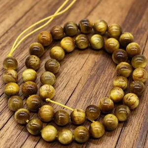 Perle di occhio di tigre multicolore naturali per gioielli bracciali collane DIY