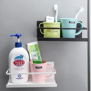 Práctico organizador de almacenamiento lateral para especiero magnético de refrigerador hogar