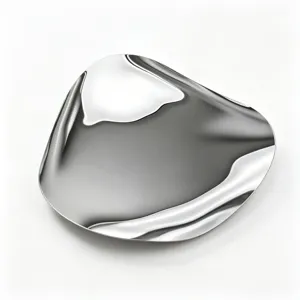 Moderne minimalistische onregelmatige gebogen metalen schaal voor sieraden thuis