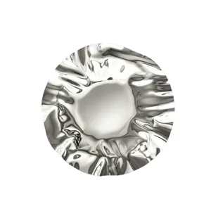 Modern Stainless Steel Liquid Metal Tray Jewelry Display Plate Vanity Perfume Storage